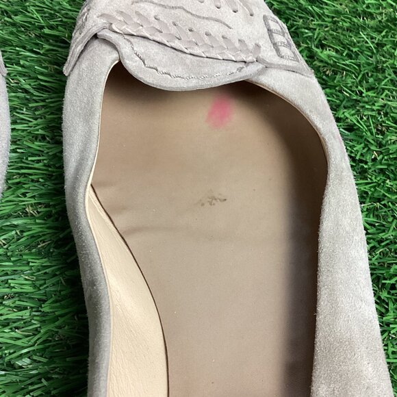 TOD'S Caramel Light Tan Braided Slip-On Suede Loafers 36 - Picture 8 of 14